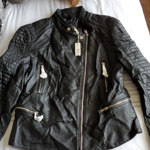 Faux Leather Jacket